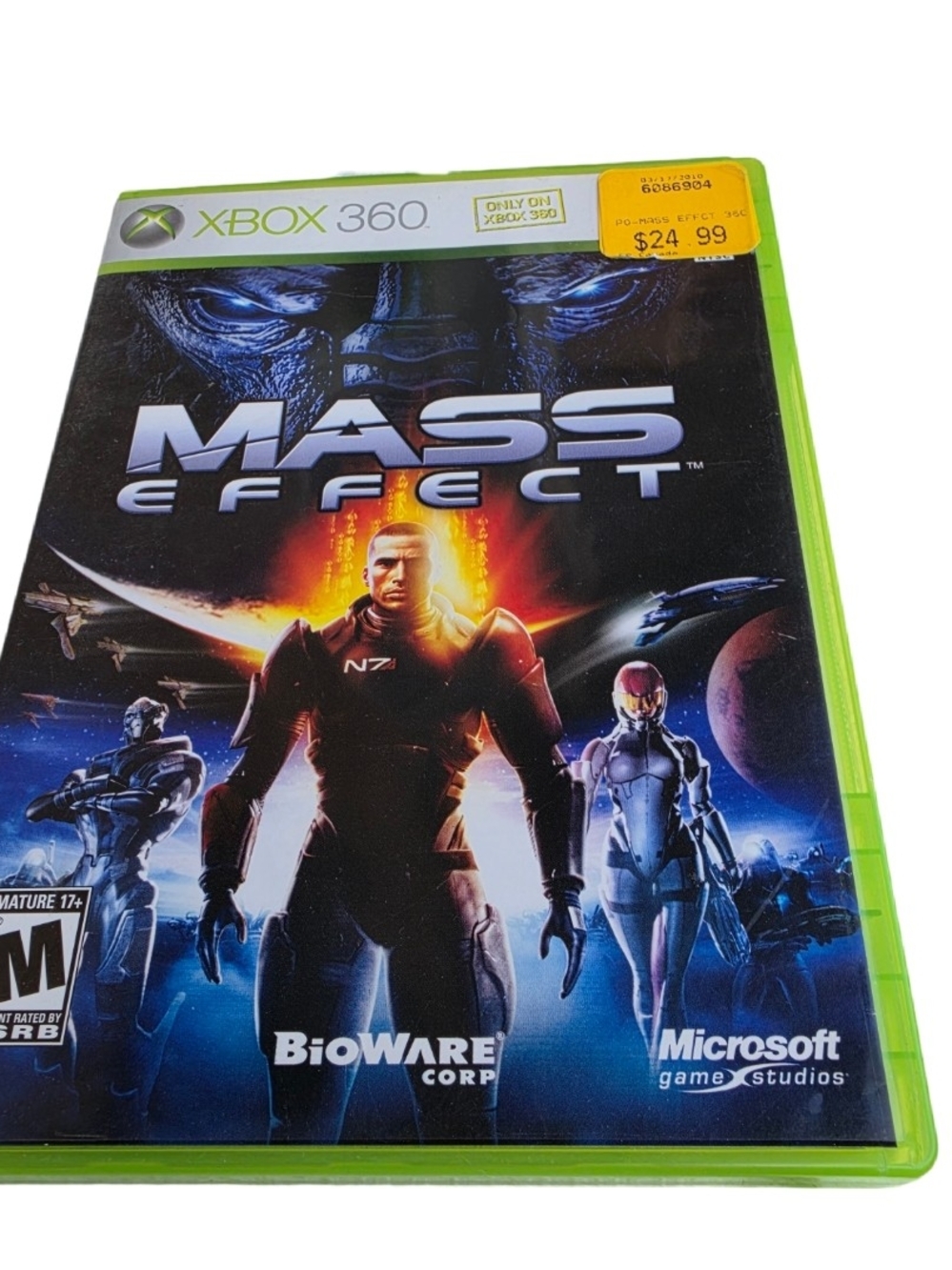 Microsoft Xbox 360 Mass Effect - Green Case